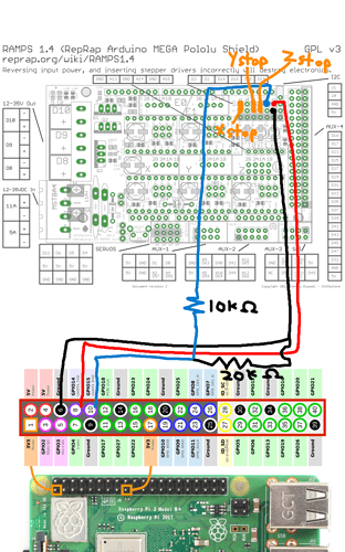 Rough wiring diagram