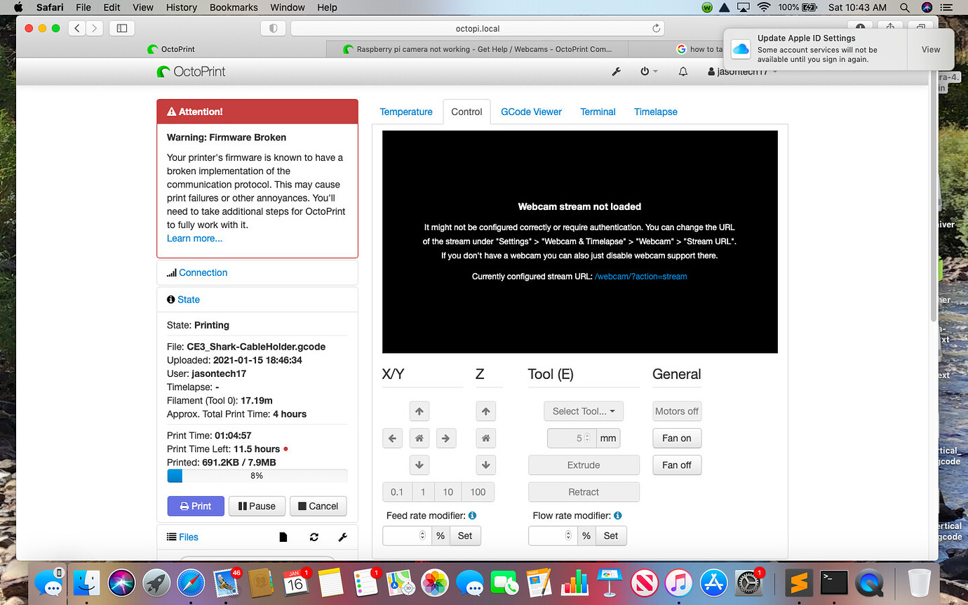 Raspberry pi camera not working cams OctoPrint Community Forum