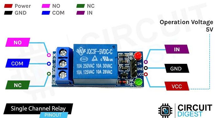 Single-Channel-Relay-Module-Pinout