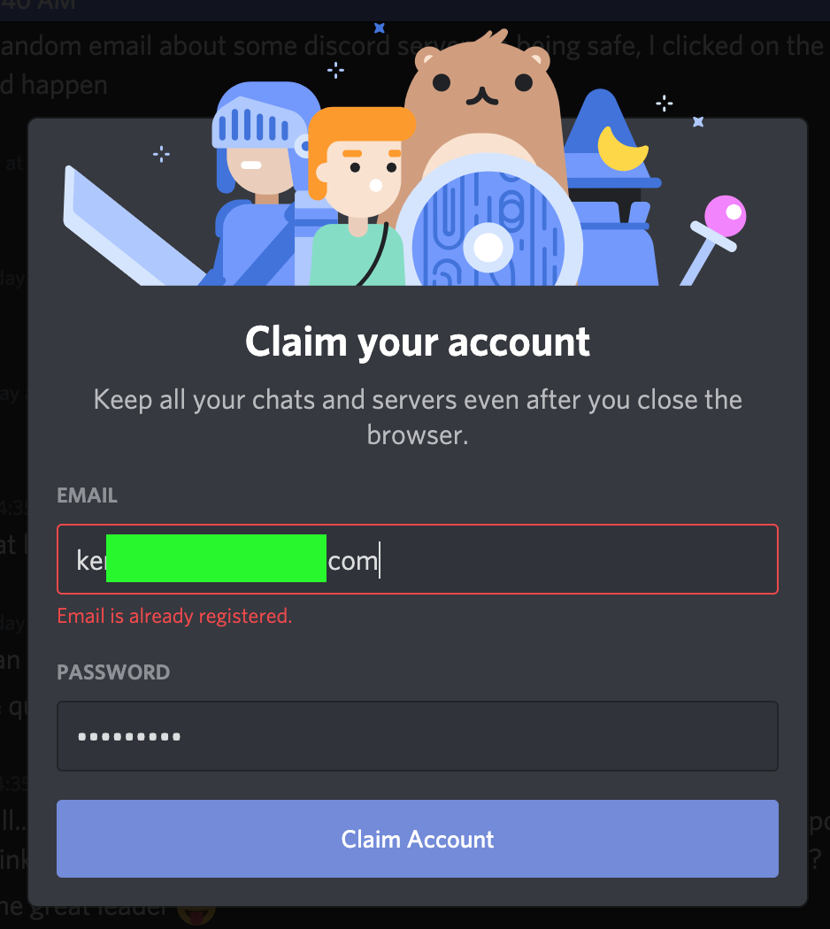 Log in discord How do