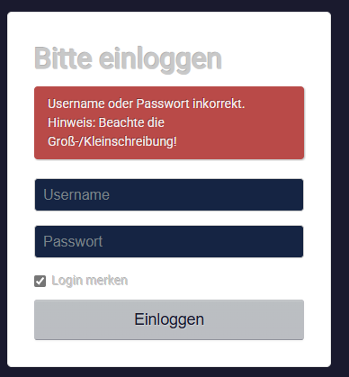 20250610 WrongUsernameOrPasswordAfterMigration