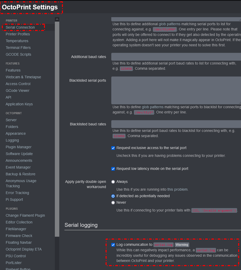 Warning: Missing Line Detected: correcting buffer usage - Repetier